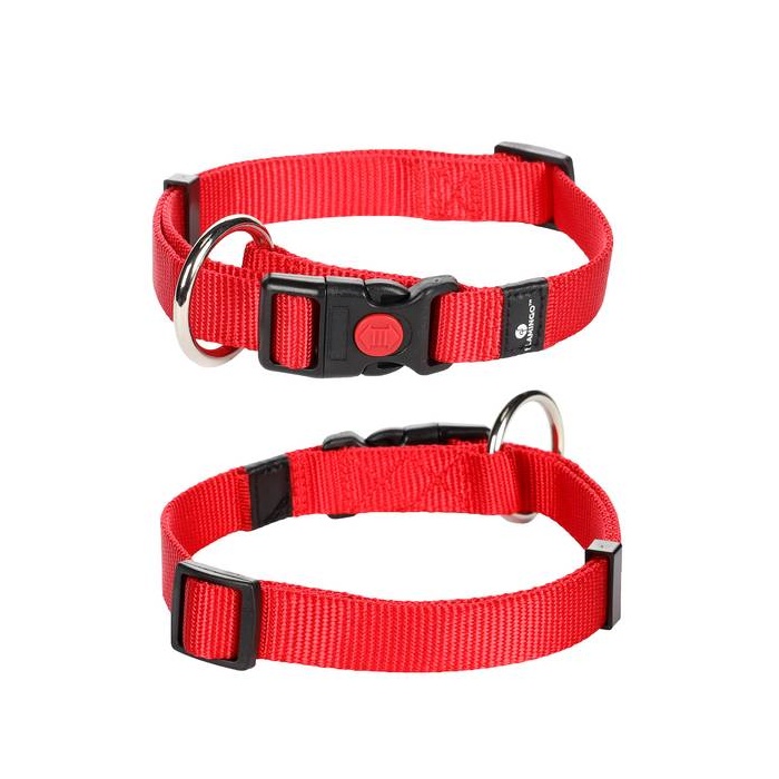 Flamingo Nailonist Kaelarihm "Ziggi", Punane 40-55cm x 20mm