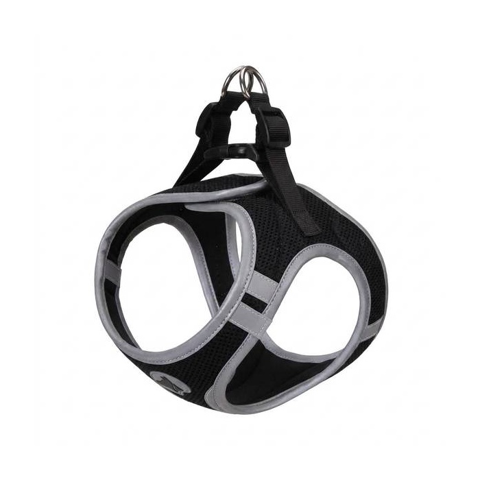 Croci Reflective Dog Harness, Black M 41-46cm