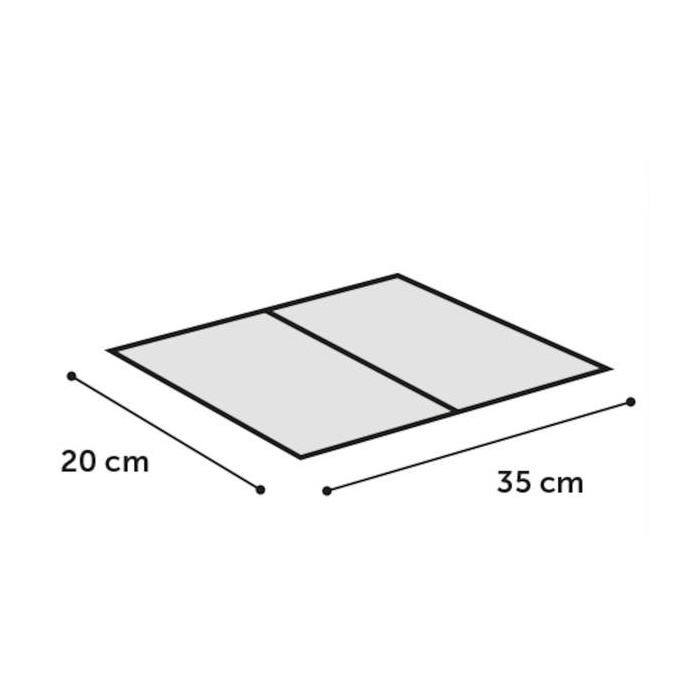 Flamingo Jahutusmatt Kassile Sinine 20x35cm