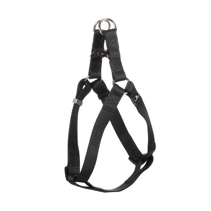 Flamingo Harness Black 40-70cm 25mm