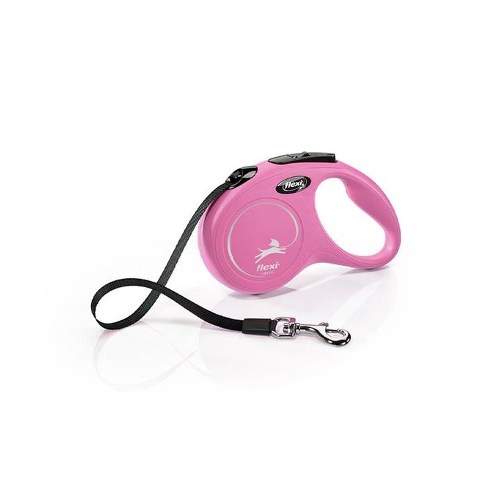 Flexi M New Classic Roosa Lint 5m - 25kg