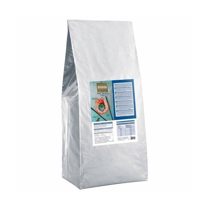 Enova Mono Fish Kuivtoit Kala & Lõhega Täiskasvanud Koerale 12+2kg