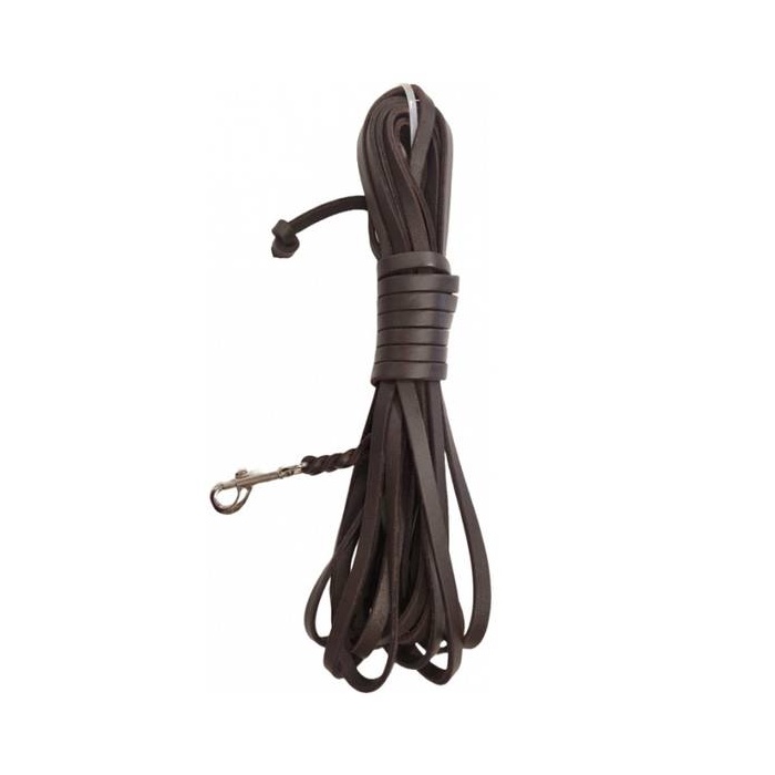 Klin Leather Tracking Leash 10mm x 10m