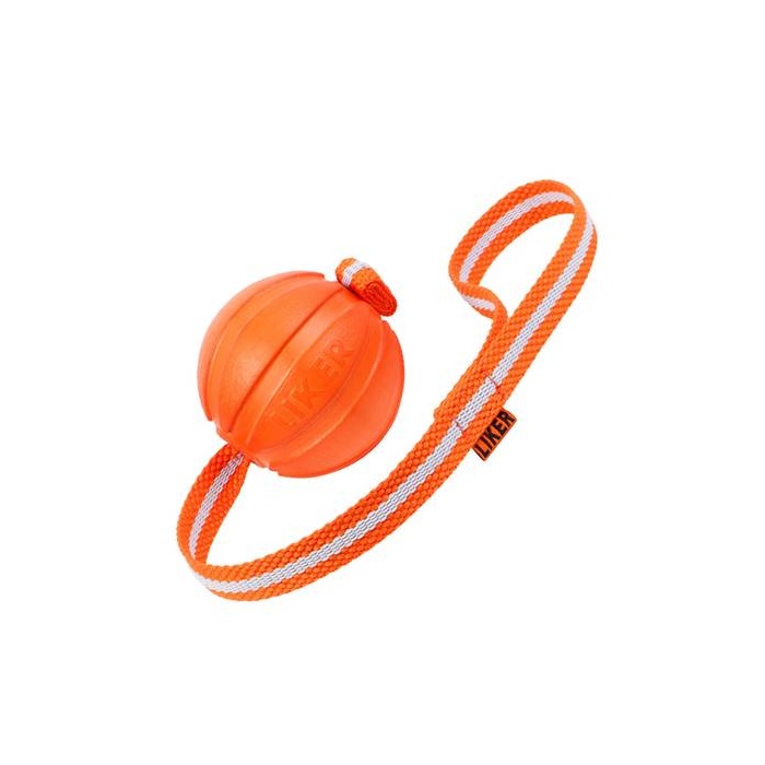LIKER Line Mänguasi Koerale Nööriga Pall 7cm (Ujub vees)