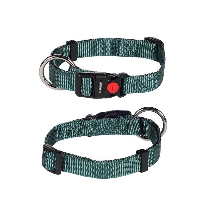 Collar Ziggi Nylon Forest Green 20-35cm x 10mm