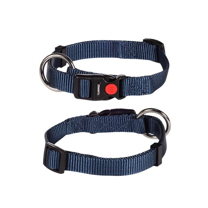 Collar Ziggi Nylon Dark Blue 40-55cm x 20mm