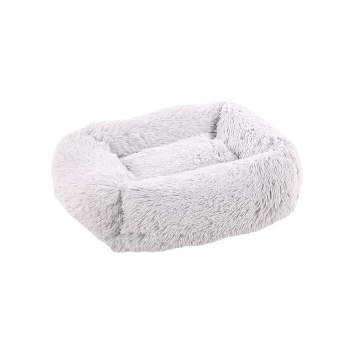 Flamingo Pesa Lemmikule, Libisemisvastase põhjaga, Helehall, 50x40x15cm