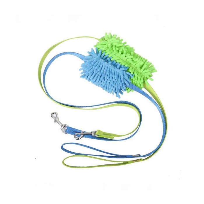 Поводок Dingo Agility с игрушкой зеленый 160см