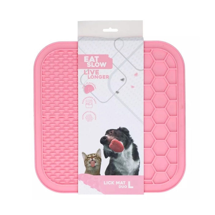 Eat Slow Live Longer Лизательная коврик для собак L 30x30 см