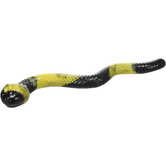 Flamingo Dog Toy Snake Yellow/Black 42×13×5.5 cm
