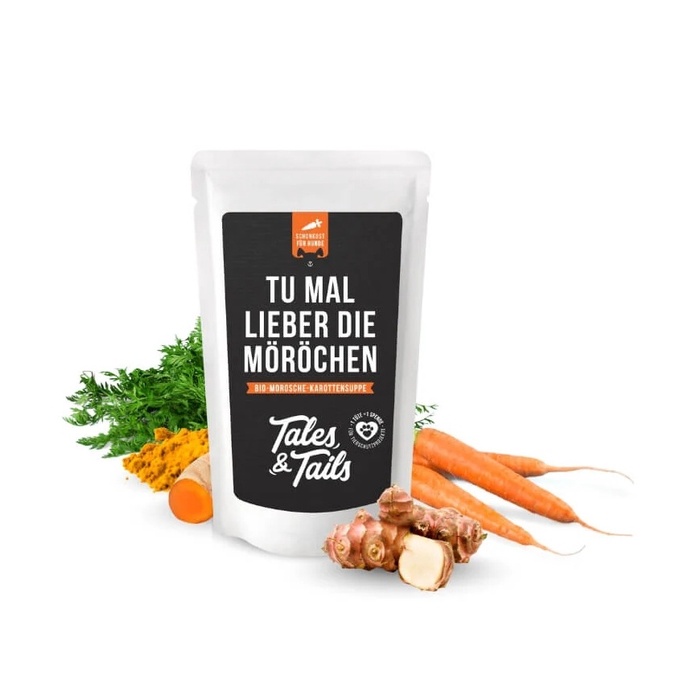 Tales and Tails Porgandisupp Koertele - Looduslik leevendus seedetrakti probleemidele 130ml