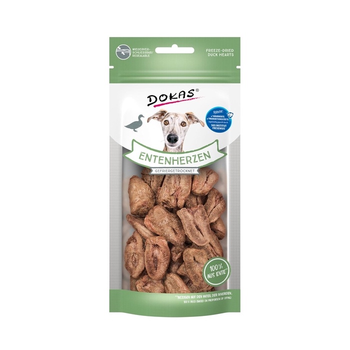 Dokas Maius Koerale - külmkuivatatud pardisüdamed 22g