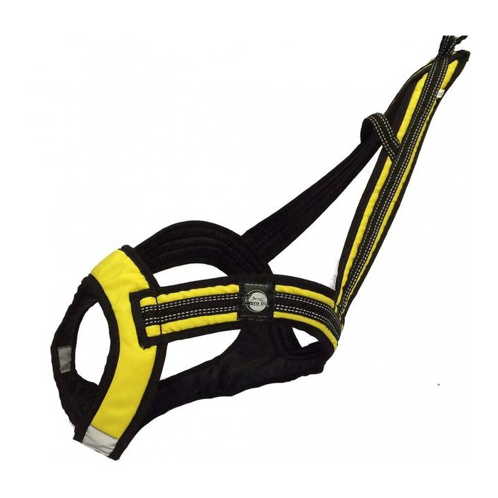 Zero DC Veorakmed Koerale (Canicross / Trekking / Jalgrattavedu) , "Faster" Kollane XXXL