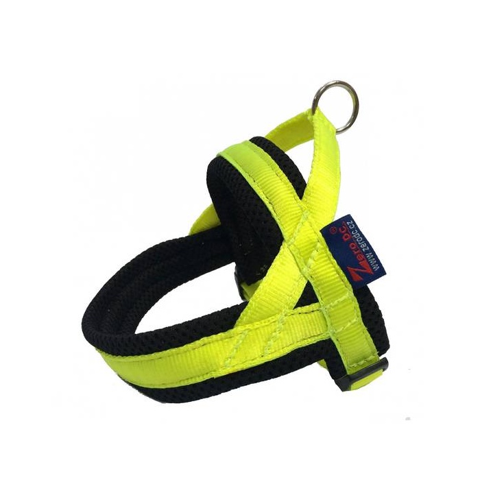 Zero DC suņu siksna (flyball / agility), neona zaļa, XS