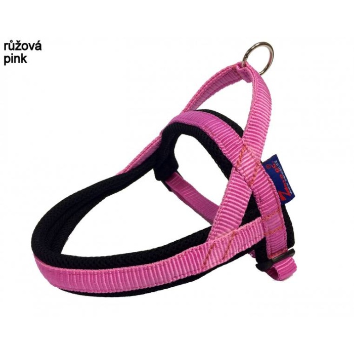 Zero DC Шлейка для собак (Флайбол / Аджилити) розовый XL