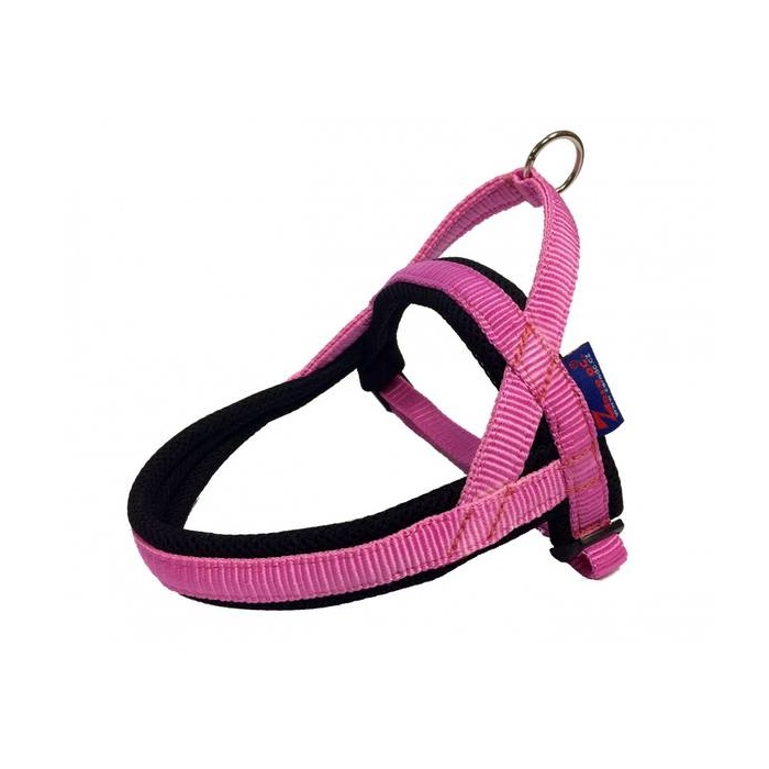 Zero DC suņu siksna (flyball / agility), rozā XL