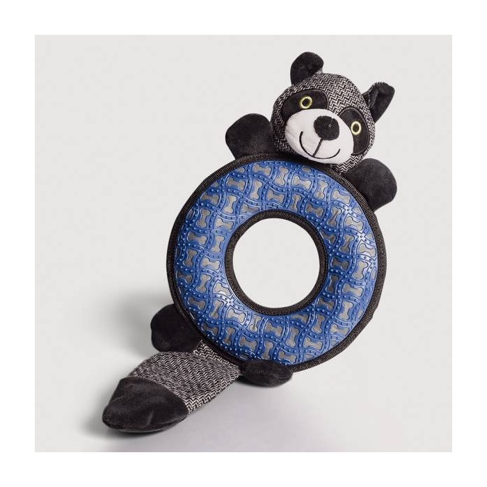 ne&no® Dog Toy Raccoon - squeaks and rustles 47cm