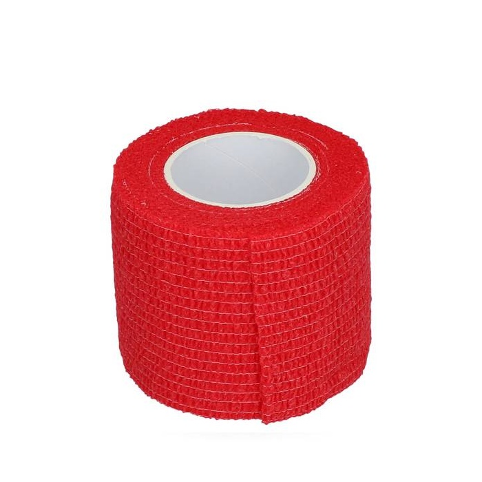 Excellent Pets Pro Self-Adhesive Elastic Bandage, Red 5 cm