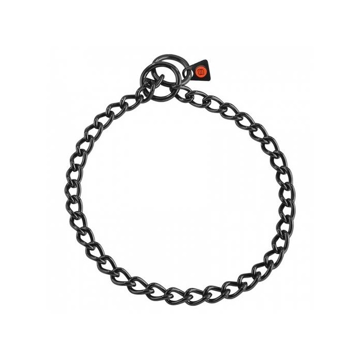 HS Sprenger Цепь-ошейник, чёрная (короткое звено) 3 мм x 45 см