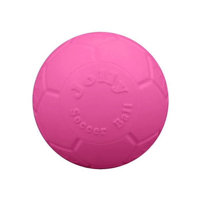 Jolly Pets Suņu Rotaļlieta - Futbola Bumba Rozā 15cm (Peld Ūdenī)