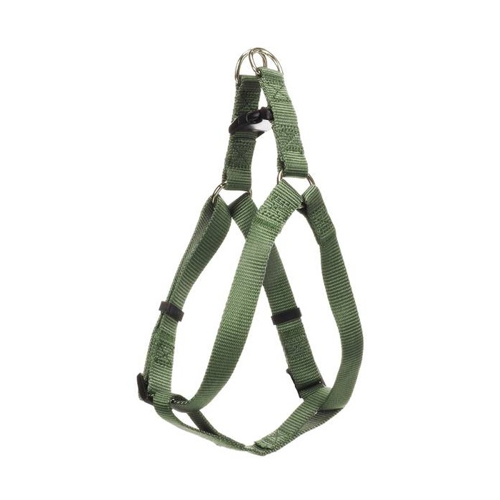 Flamingo Nylon Dog Harness, Khaki 35-60cm x 20mm