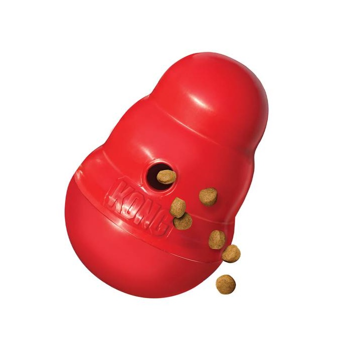 Kong Wobbler Интерактивная игрушка Воблер для крупных и средних пород собак 13x18cm
