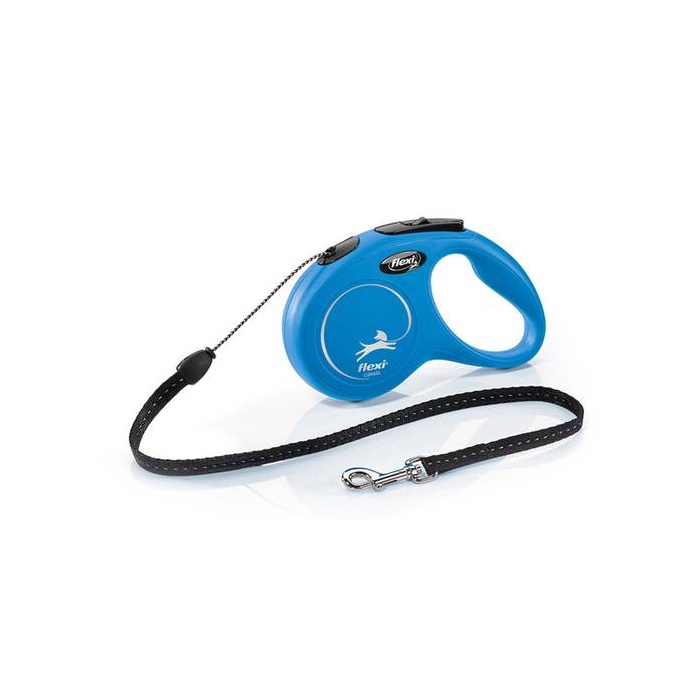 Flexi New Classic S Blue 5m Cord 12kg