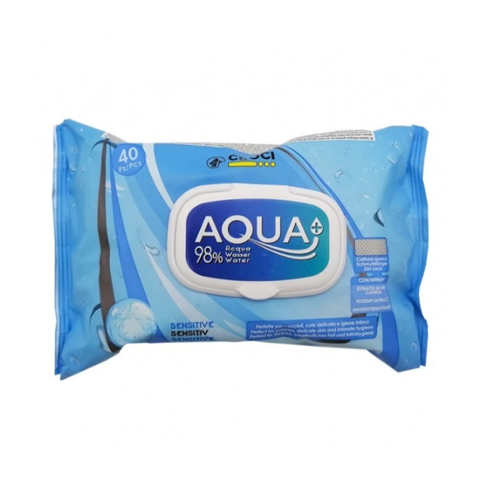 Croci Niisked Salvrätid Sensitive Aqua+ 40tk