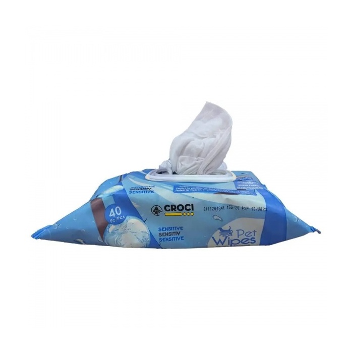Croci Niisked Salvrätid Sensitive Aqua+ 40tk