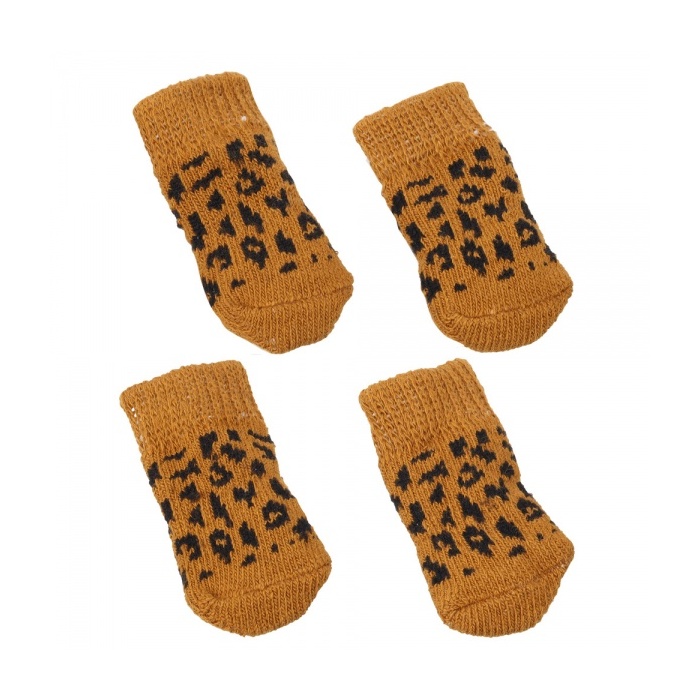 Flamingo Dog Socks "Adda" 4pcs L, 4.5x5x4,5cm