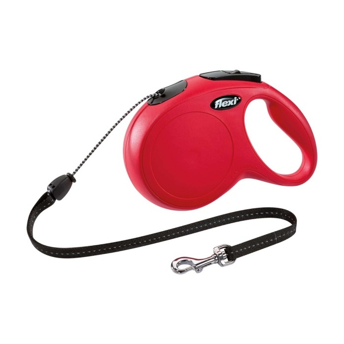 Flexi M New Classic Punane Nöör 5m - 20kg