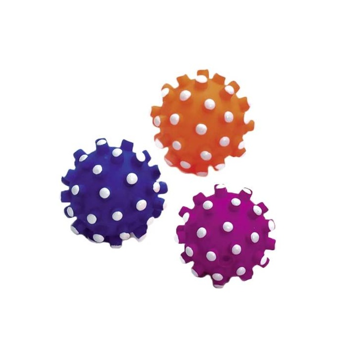 Flamingo Dog Toy Vinyl Hedgehog Ball 6.5cm