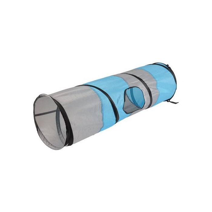 Flamingo Cat Tunnel Linz Grey/Blue 25x90cm