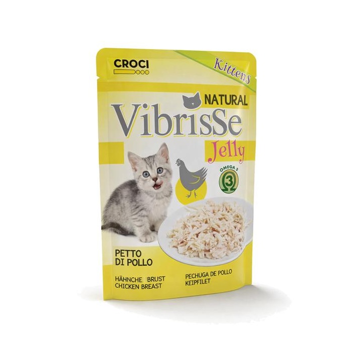 Vibrisse želė kačiukams su vištiena 70 g