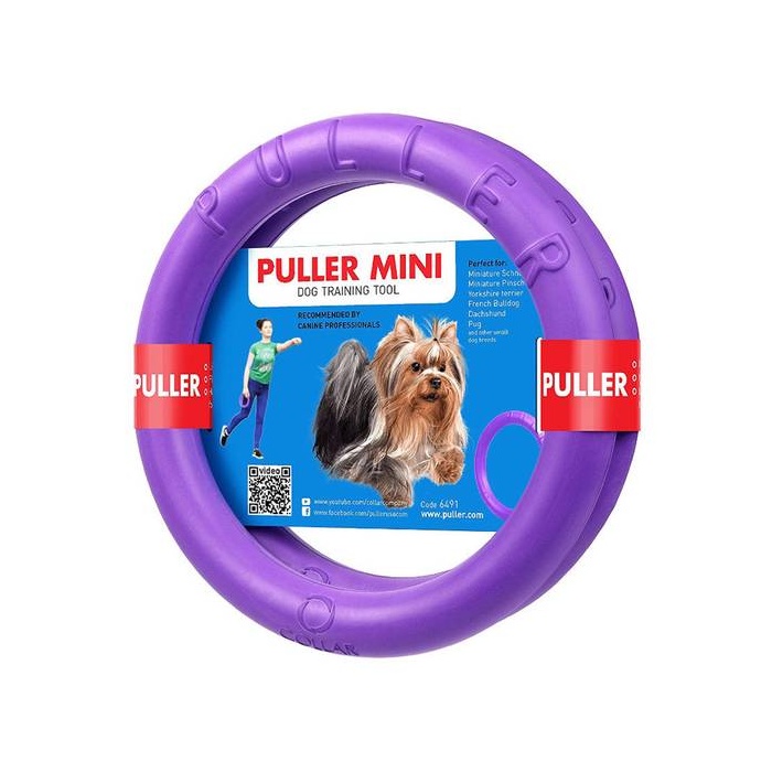 PULLER Mini Koera Treenimiseks Ø18cm 2tk (Ujub vees)