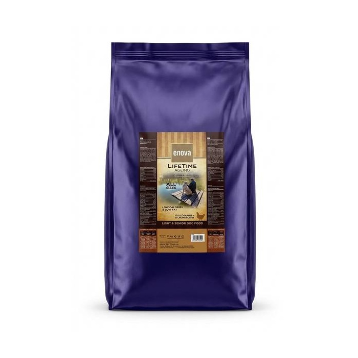 Enova Lifetime Aging sausā barība senioriem/ar lieko svaru 12kg