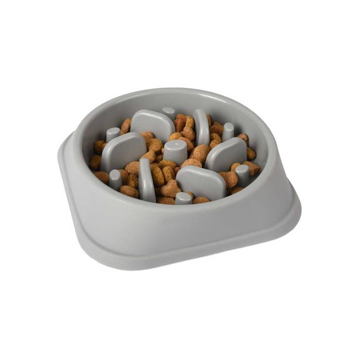 Flamingo Slow Feeder Bobo Grey 17cm 500ml