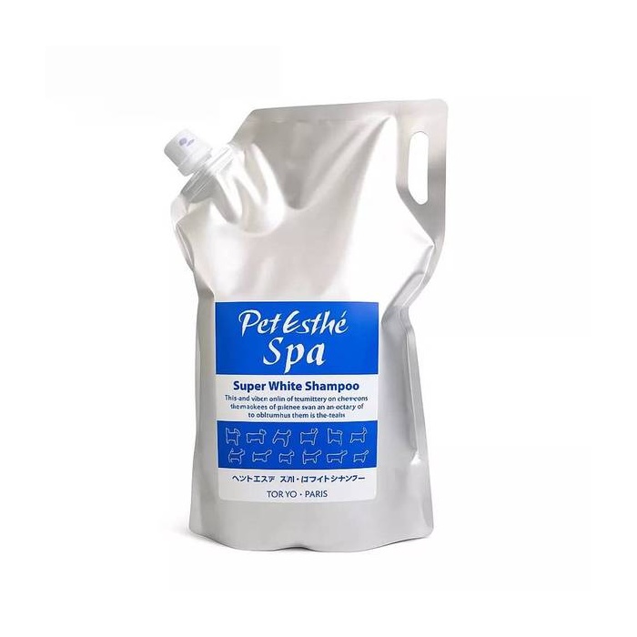 PetEsthe Spa Super White Hüpoallergeenne Šampoon 3l