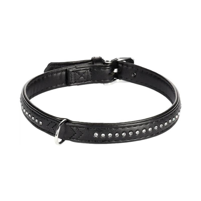 Flamingo Kaelarihm Monte Carlo Must S/M 27cm / 14mm