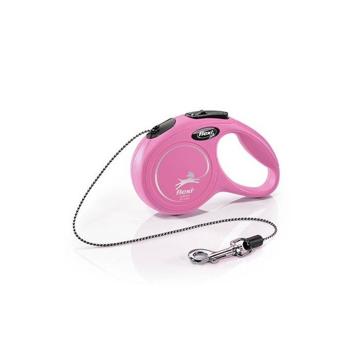 Flexi New Classic XS Pink Cord 3m - 8kg