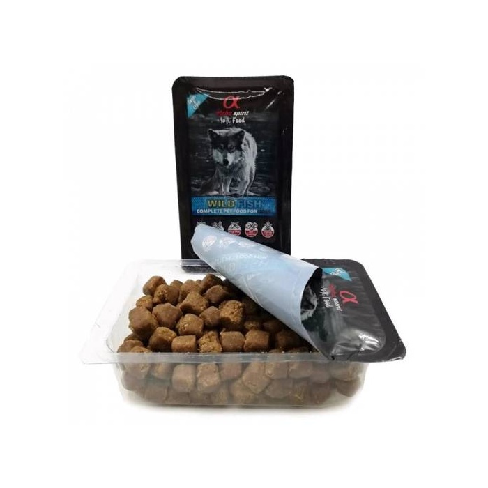 Alpha Spirit Poolmärg Wild Fish Koeratoit (Värske Kala) 200g
