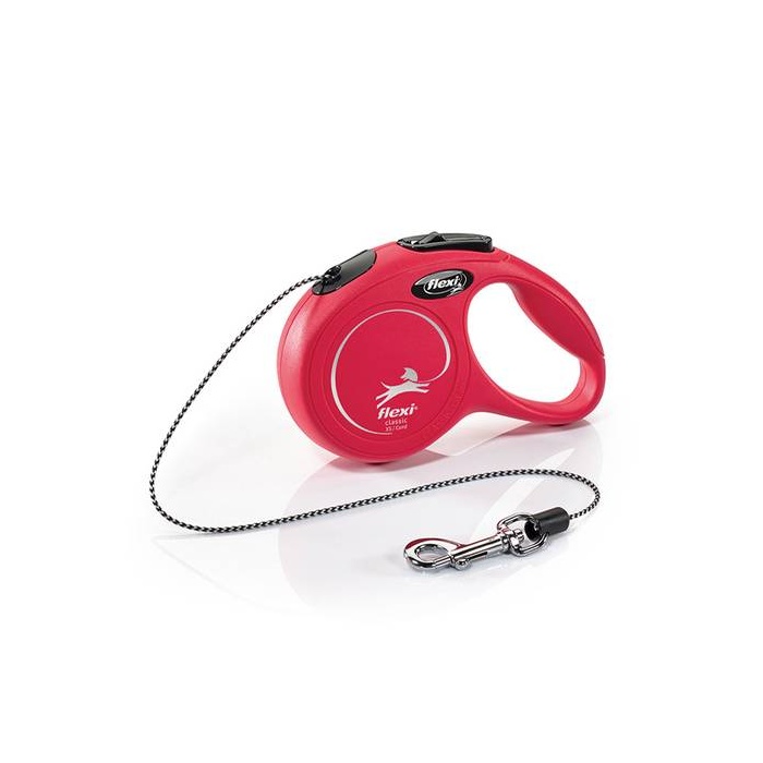 Flexi XS New Classic Punane Nöör 3m - 8kg