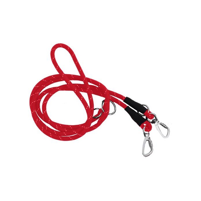 Bobby Nailonist Reguleeritav Jalutusrihm, Punane (kuni 30kg) 8mm x 190cm