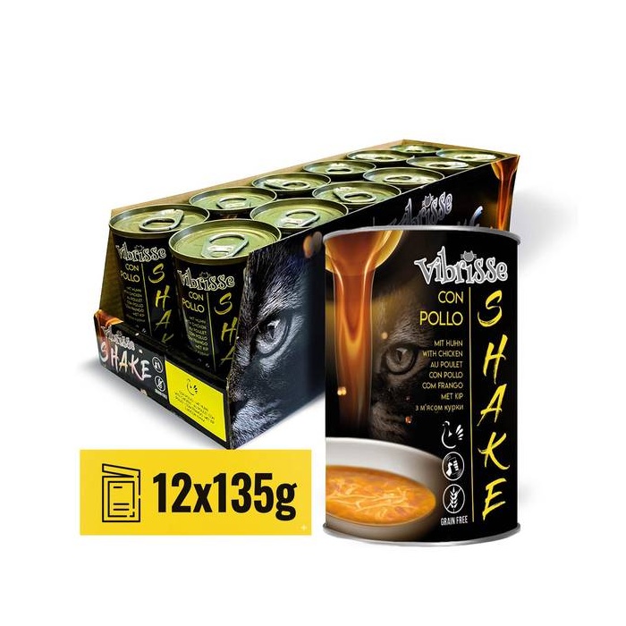 Vibrisse Shake for Cats with Chicken (Soup) 135g x 12pcs