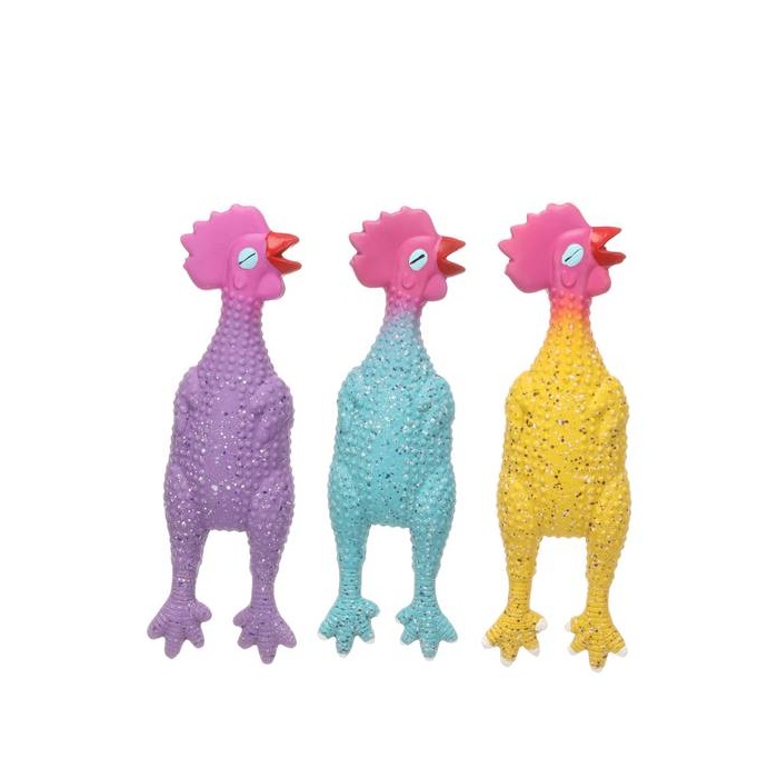 Flamingo Lateksist Mänguasi Koerale, Kana 26cm