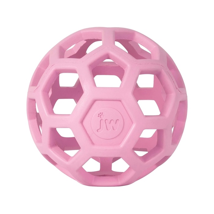 JW Dog Toy – Ball Hol-ee Roller, Pink M 11.5cm