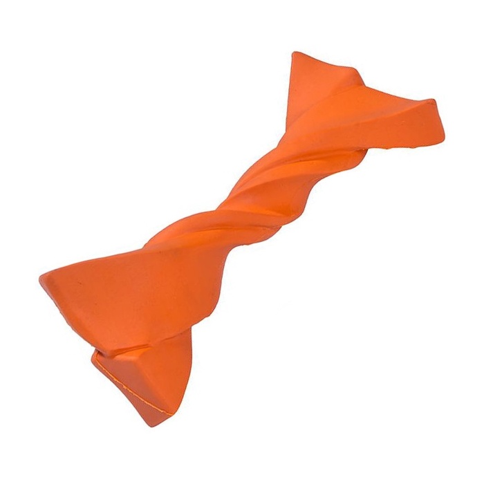 Bobby Dog Toy “Twist”, Orange L 20.9x8.8x5.8 cm