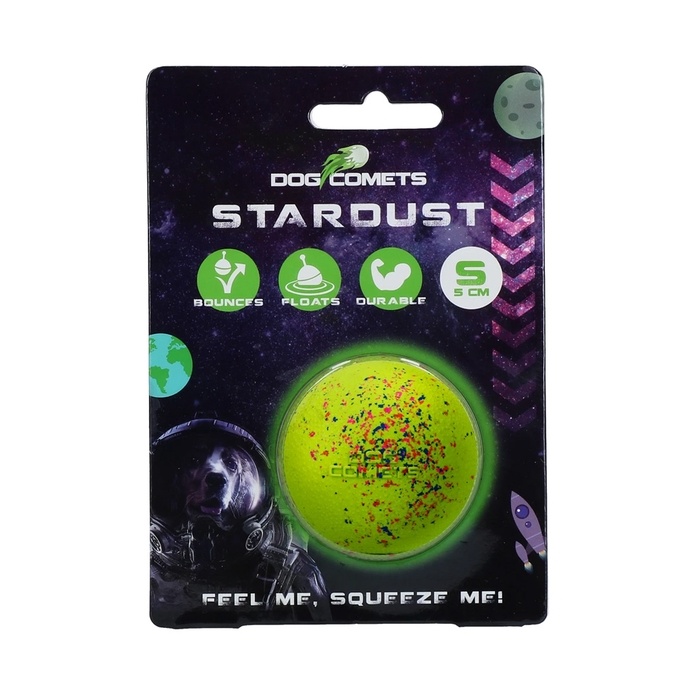 Dog Comets Dog Toy – Ball Stardust, Green S 5cm