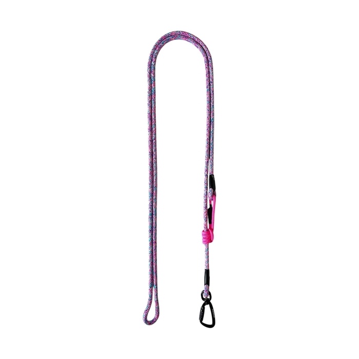 Регулируемый поводок для собак Blue Heeler «Pink Robin» (с карабином) 10 мм × 260 см