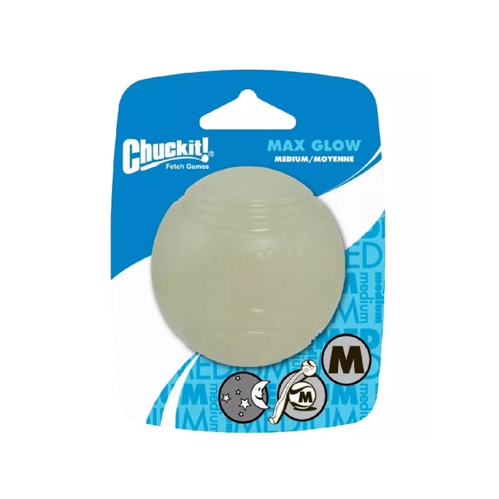 Chuckit! Mänguasi Koerale Max Glow (Helendav Pall) M 60mm
